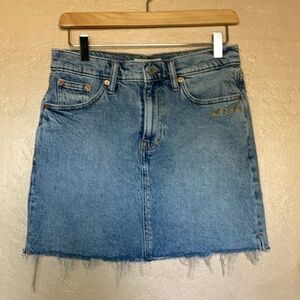 Lucky Brand mid rise Jean Skirt size 27